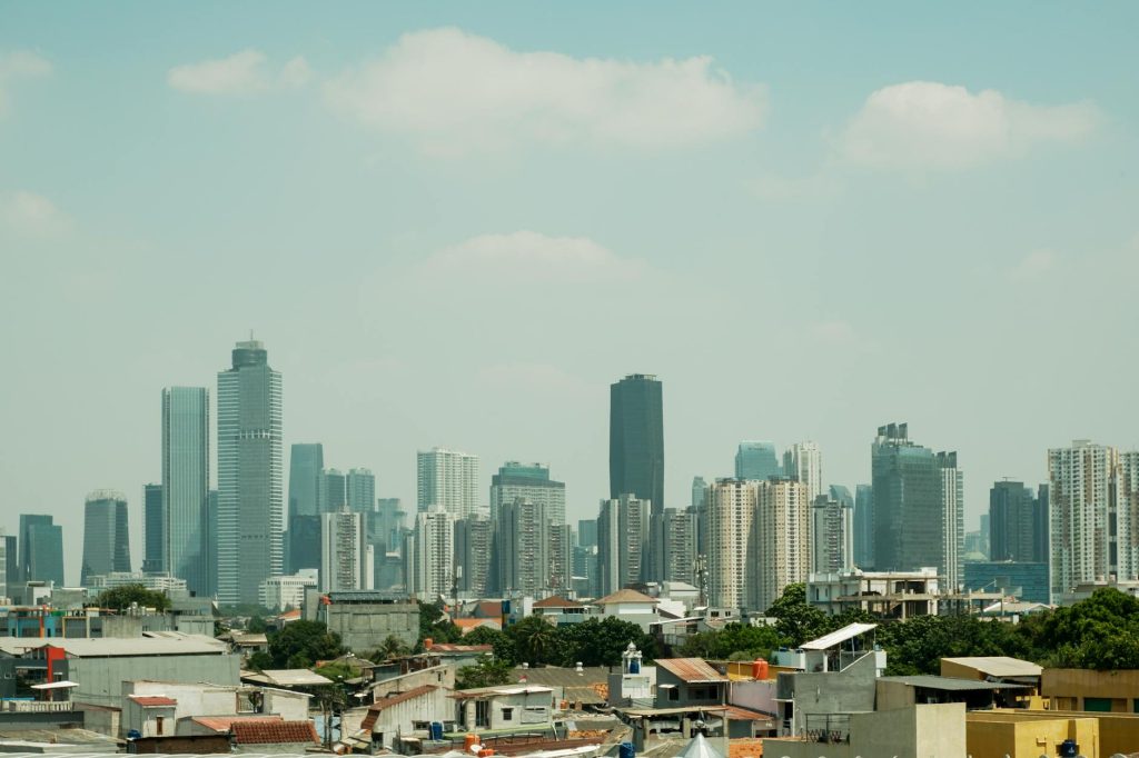 A city view from Manggarai Station