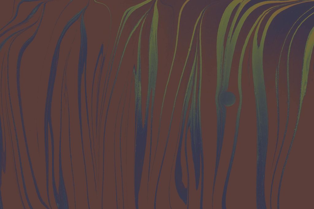 Artistic image featuring fluid, abstract lines in brown and blue tones, ideal for backgrounds or decorative themes.