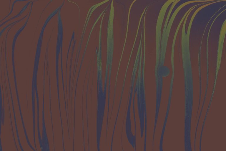 Artistic image featuring fluid, abstract lines in brown and blue tones, ideal for backgrounds or decorative themes.